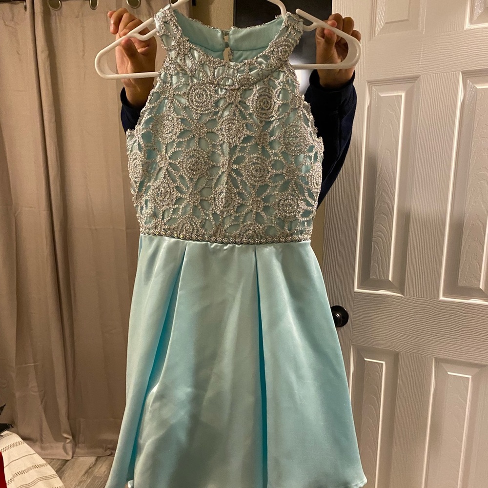 Light blue youth dress size 12
